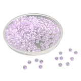 Glow In The Dark 11/0 Glass Seed Beads 2 MM (650+ Pieces) Hole:1 MM Seed Light Purple For Jewellery Making DIY Arts Crafts [ac-bds-00138-m5]