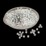 Glow In The Dark 11/0 Glass Seed Beads 2 MM (650+ Pieces) Hole:1 MM Seed White For Jewellery Making DIY Arts Crafts [ac-bds-00138-m8]