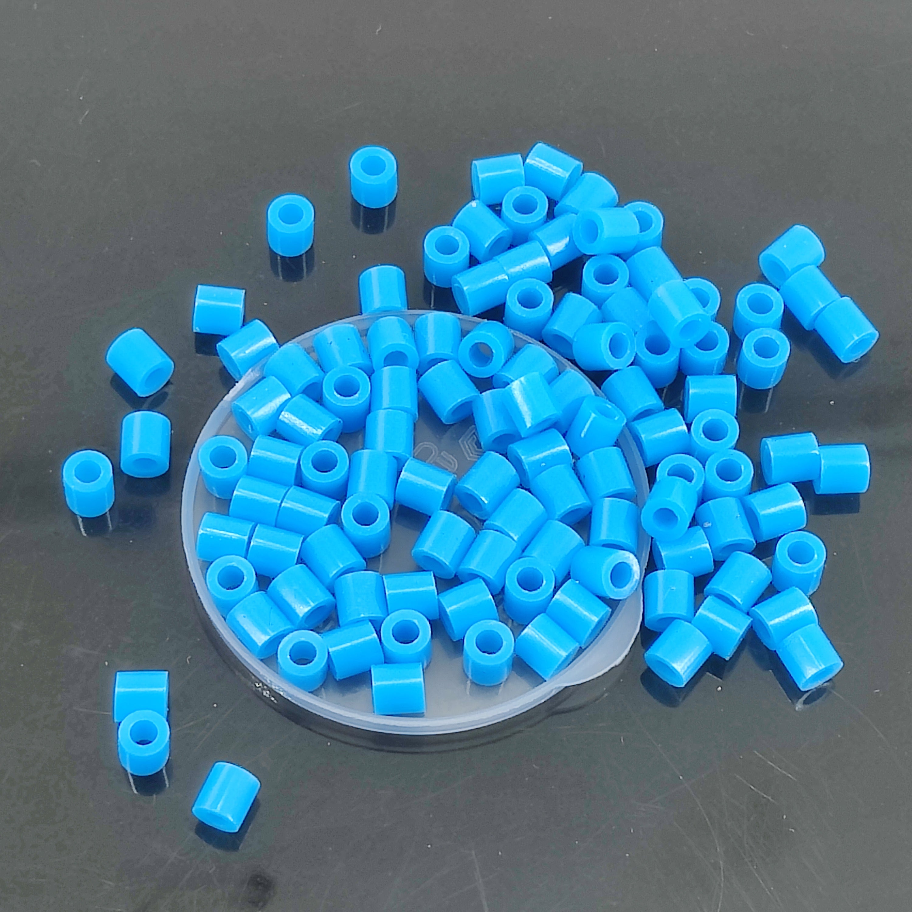 Plastic Fuse Beads 5x5mm For Aumni Crafts DIY Bead Fusion Kit Refill And All Other Brands Cylinder