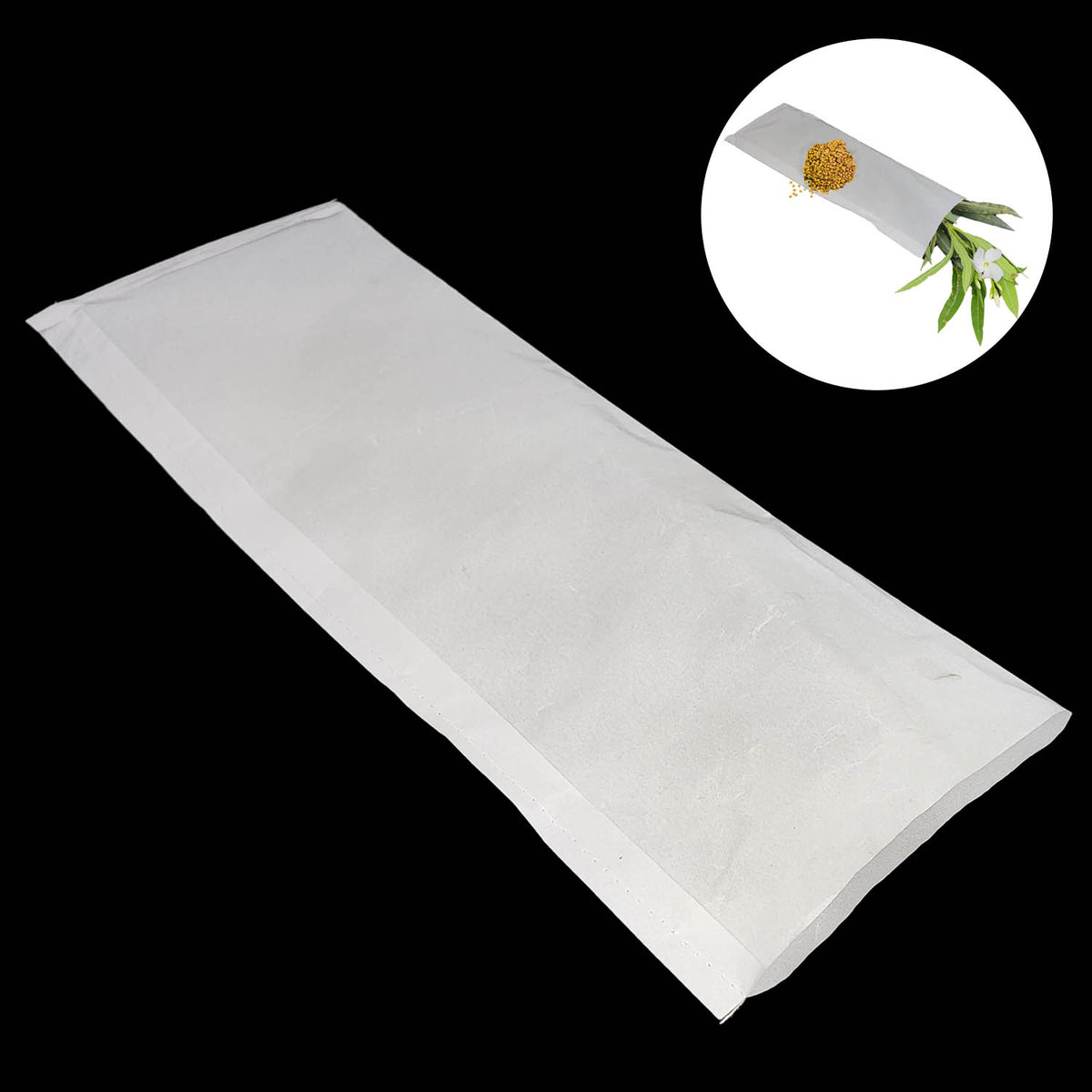 Stitched Butter Paper Covers Glassine Pouches Pollination Seeds Agriculture Storage Bags Oil Grease Proof Food Grade Packing