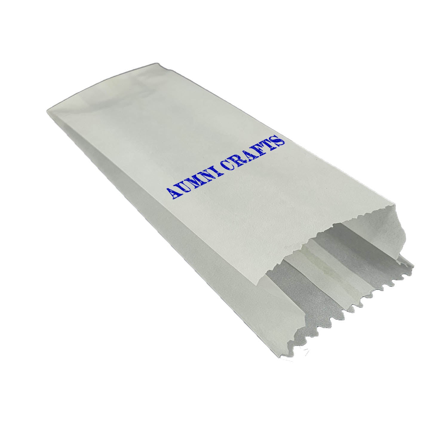 Customized Gusseted Butter Paper Covers 40 GSM Printed Multipurpose Glassine Packing Pouches White Oil Grease Proof Food Grade