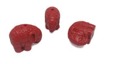 Carved Synthetic Stone Elephant Beads [ac-bds-00068]