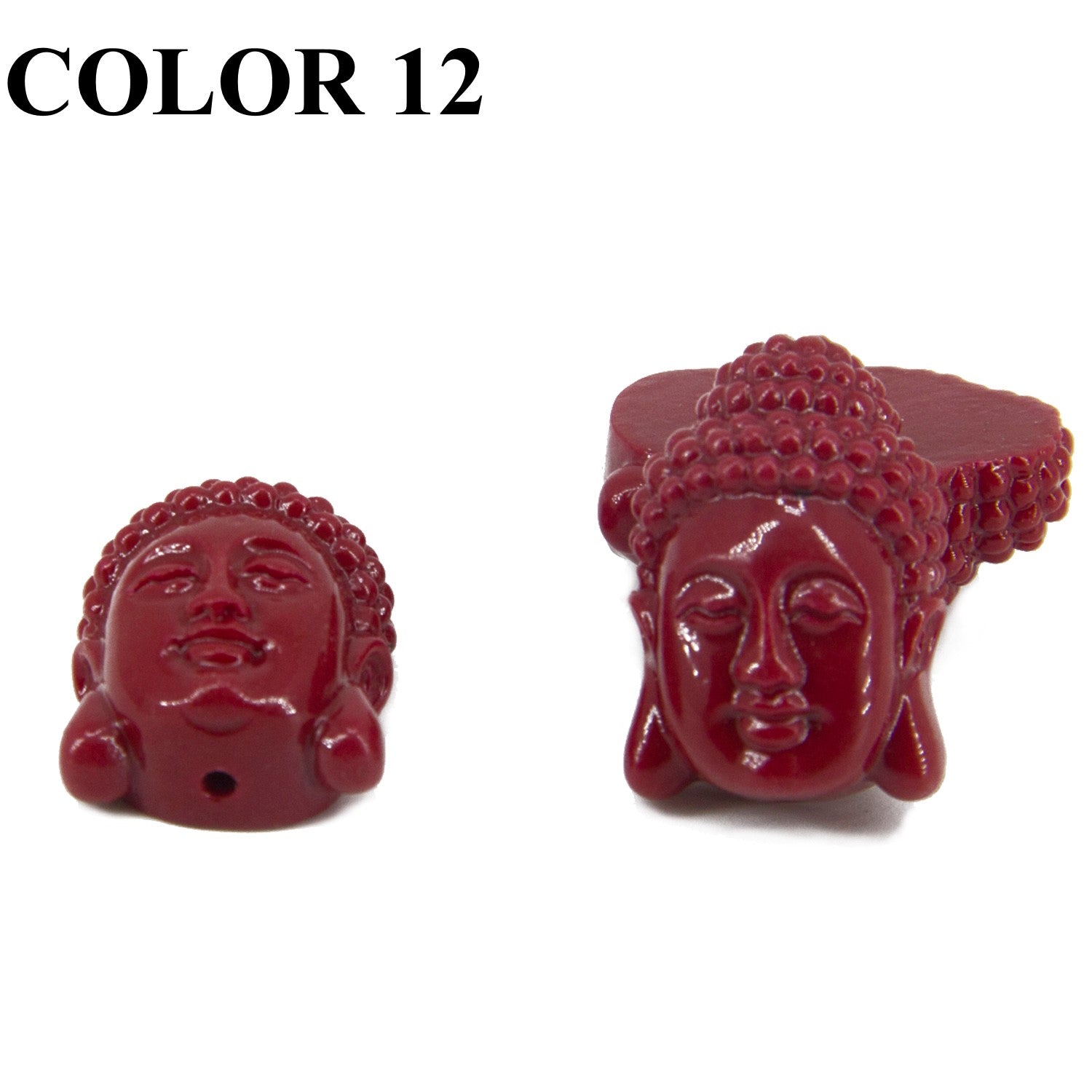 Carved Synthetic Stone Buddha Beads Beads 24x16x10 MM