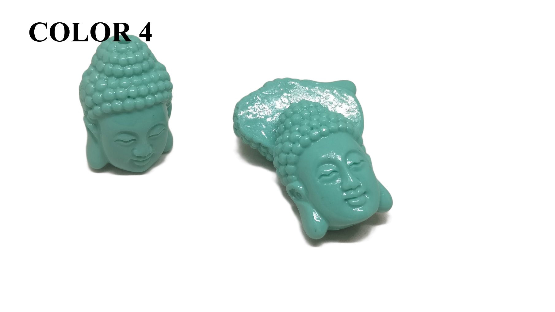 Carved Synthetic Stone Buddha Beads Beads 24x16x10 MM