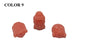 Carved Synthetic Stone Buddha Beads Beads 24x16x10 MM