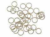 Metal Iron Jump Rings 10x1 MM Round Silver Color (50+ Pieces, 10 GMs Wt) For Jewellery Making Crafts [ac-jwlsupp-00015-m1-sub5]