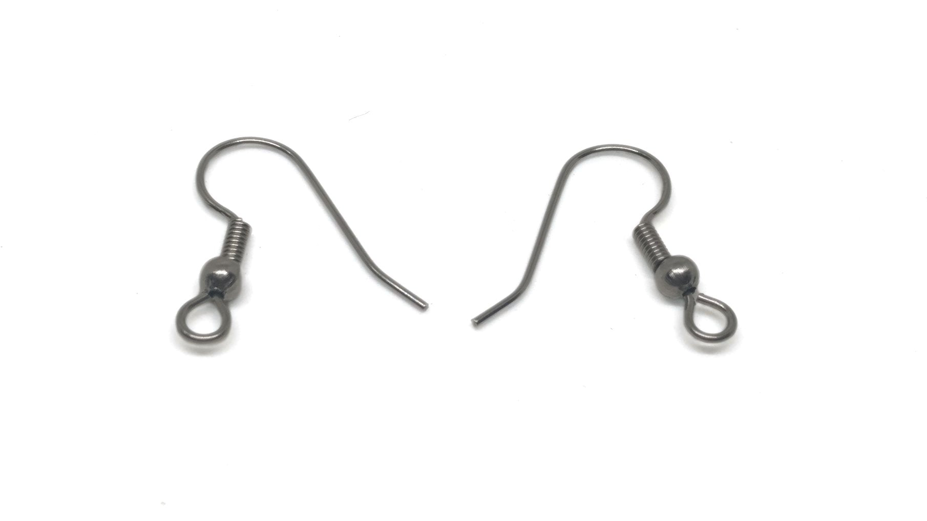 Tarnish Resistant 304-Stainless Steel Earring Hooks 21x20x3 mm Silver Color (10 Grams, 40+ Pieces) For Jewellery Making  [ac-jwlsupp-00034-m1]