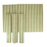 Bamboo Lace Wooden Reversible Table Mats For Dining Table 45x30cm Rectangle (Pack of 1) [Green & Beige] [ac-lfstylnaccs-00007-m6]