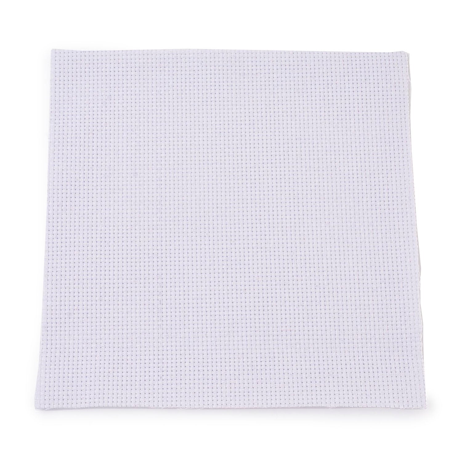 Embroidery Canvas Mesh Aida Cloth 8x8 Inch Thread Count 11 CT (1 Piece) Fabric Sheet For Cross Stitching DIY Sewing [ac-sewsupp-00005-m1]