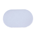 Embroidery Canvas Mesh Plastic Sheets 8x5 Inch (1 Piece) Hole 4x4mm Oval White For Cross Stitching DIY Sewing Knitting Crochet Crafts [ac-sewsupp-00006-m11]