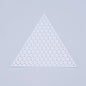 Embroidery Canvas Mesh Plastic Sheets 3 Inch (1 Piece) Hole 4x4mm Triangle White For Cross Stitching DIY Sewing Knitting Crochet Crafts [ac-sewsupp-00006-m12]