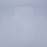 Embroidery Canvas Mesh Plastic Sheets 14x15 Inch (1 Piece) Hole 4x4mm Rectangle White For Cross Stitching DIY Knitting Crochet Crafts [ac-sewsupp-00006-m1]