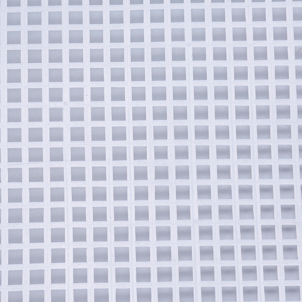 Embroidery Canvas Mesh Plastic Sheets 14x15 Inch (1 Piece) Hole 4x4mm Rectangle White For Cross Stitching DIY Knitting Crochet Crafts [ac-sewsupp-00006-m1]