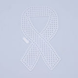 Embroidery Canvas Mesh Plastic Sheets 4.5x2.5 Inch (1 Piece) Hole 4x4mm Bowknot White For Cross Stitching DIY Knitting Crochet Crafts [ac-sewsupp-00006-m7]