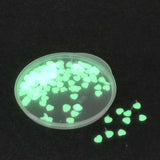 Glow In the Dark Sequins (2 Grams, 800+ Pieces) Heart Decorative Radium Fluorescent Pailletes For DIY Crafts Garments Nails [ac-sewsupp-00008-m4]