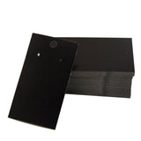 Paper Earring Display Cards 9x5cm Rectangle Black (Pack of 50 Pieces) [jefs-dispcrdtool-00002-m8]