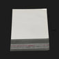 BOPP Self Seal Adhesive White Covers For Jewellery Display Packing Stationary Multipurpose