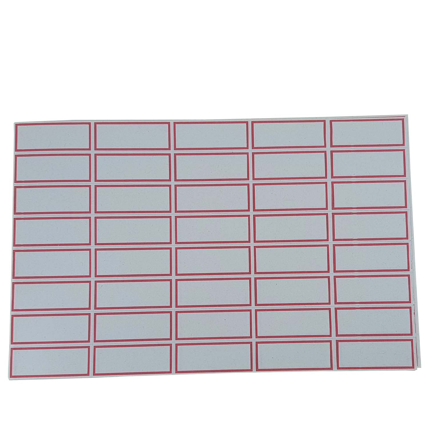 Paper Price Stickers (1 Pack, 1440 Labels) 40x16 MM White Blank Self Adhesive Markers [jefs-dispcrdtool-00039-m6]