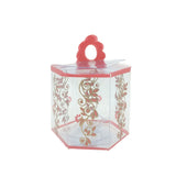 Small Chocolate Cookie Candie Packing Plastic Gift Boxes (Pack of 5) 6x6 CM (2.3x2.3 Inch) [jefs-giftbagbox-00059-m2]