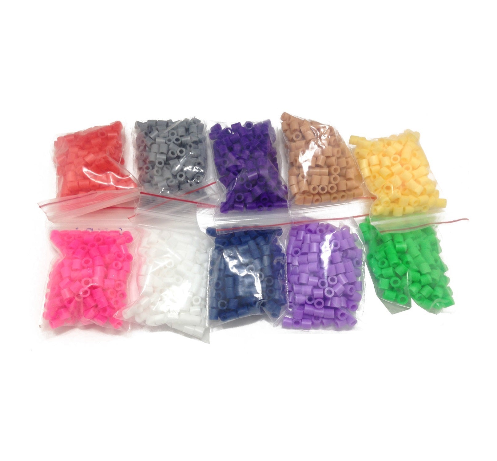 DIY Bead Fusion Kit (5 MM Beads x 1700 PCs, 1 Pegboard, 1 Tweezer, 1 Ironing Paper) For Craft Projects Hobby Gifts [jefs-gnrlcrftsupp-00045-kit1]