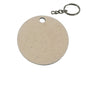 MDF Key Chain Bases With Steel Rings For DIY Painting Crafts [jefs-gnrlcrftsupp-00057]