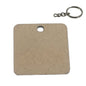 MDF Key Chain Bases With Steel Rings For DIY Painting Crafts [jefs-gnrlcrftsupp-00057]