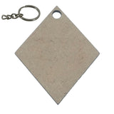 MDF Key Chain Bases With Steel Rings For DIY Painting Crafts [jefs-gnrlcrftsupp-00057]