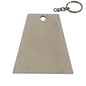 MDF Key Chain Bases With Steel Rings For DIY Painting Crafts [jefs-gnrlcrftsupp-00057]