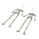 Metal Alloy Human Body Skeleton 11 CM (1 Piece) Antique Silver Color For DIY Toy Doll Making