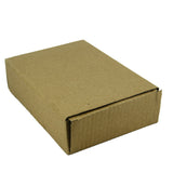 Corrugated Packing Tuck In Multipurpose Box (Pack of 10 Pieces) Brown Rectangle 4.5x2.5x7.5 Inch For Packaging & Shipping Jewellery Crafts [jefs-pack-boxnsupp-00003-m22]