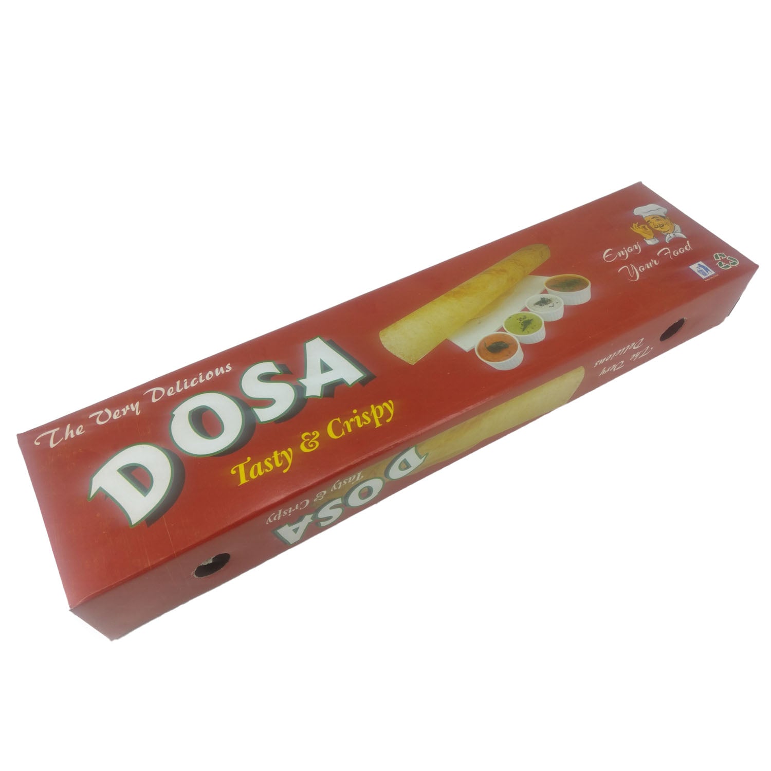 Dosa Packing Paper Box (Pack of 5) 12x3x1.5 Inch Random Design Color As Available [jefs-pack-boxnsupp-00145-m3]