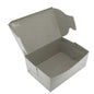 Cake Pastry Packing Paper Boxes (5 Pieces) 6 Cakes Capacity 18x13x9 CM (7x5x3.5 Inch) White [jefs-pack-boxnsupp-00155-m4]