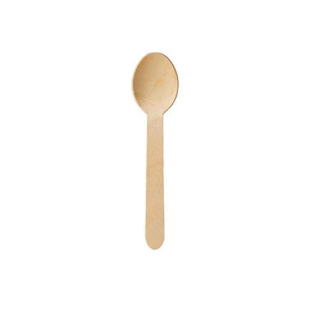 Eco Friendly Wooden 14 CM Spoon (Pack of 50) Disposable Biodegradable [jefs-pack-boxnsupp-00158-m1-pkg2]