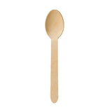 Eco Friendly Wooden 16 CM Spoon (Pack of 50) Disposable Biodegradable [jefs-pack-boxnsupp-00158-m2-pkg2]