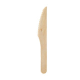 Eco Friendly Wooden 16 CM Knife (Pack of 50) Disposable Biodegradable [jefs-pack-boxnsupp-00158-m5-pkg2]