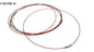 Choker Necklace Jewellery Making Steel Cords 1mm 17inch Circle [jefs-stringlace-00479]