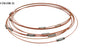 Choker Necklace Jewellery Making Steel Cords 1mm 17inch Circle [jefs-stringlace-00479]