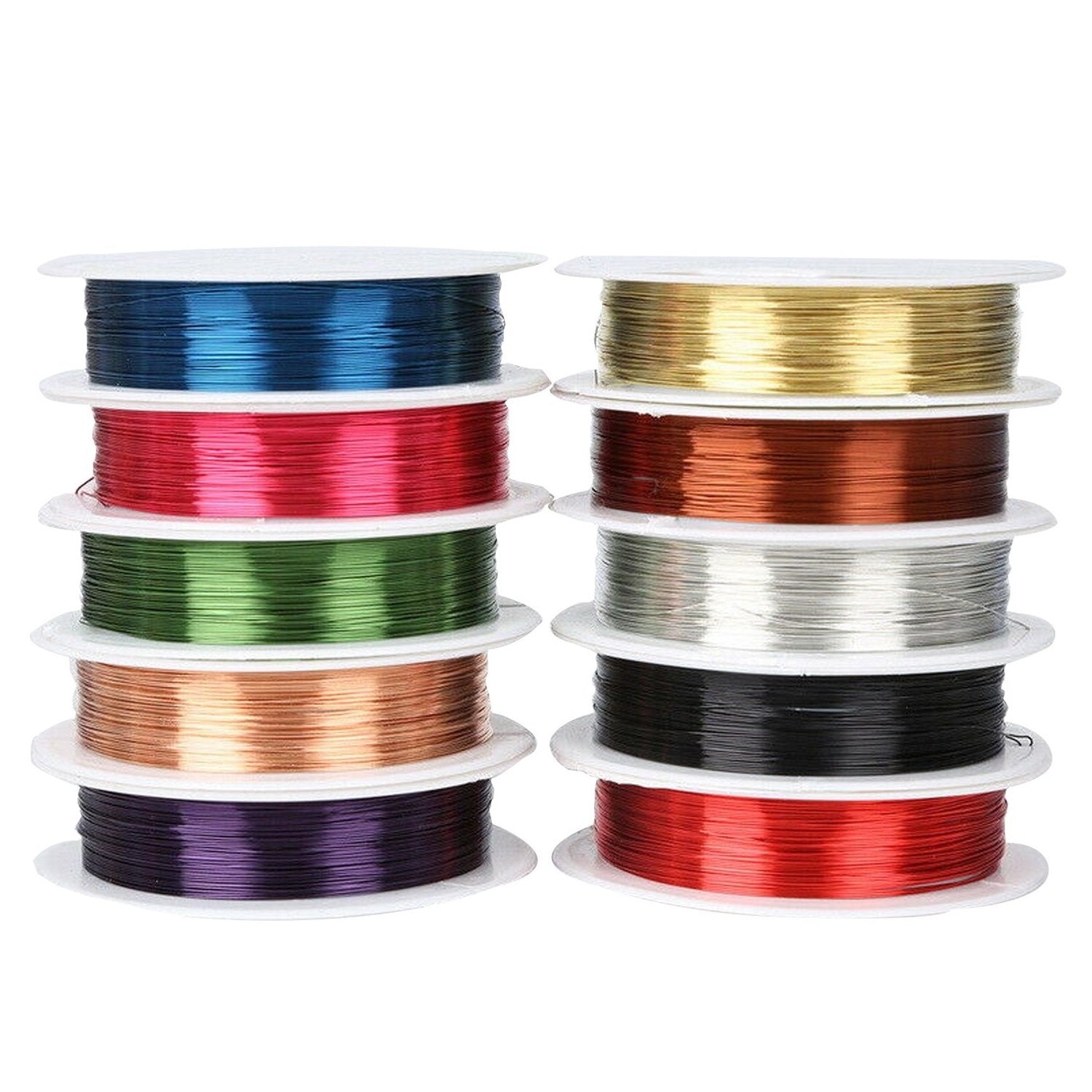 Copper Wire For Jewellery Making Beading Gear Wire Wrapping 0.8mm 20 Gauge [jefs-stringlace-00518]